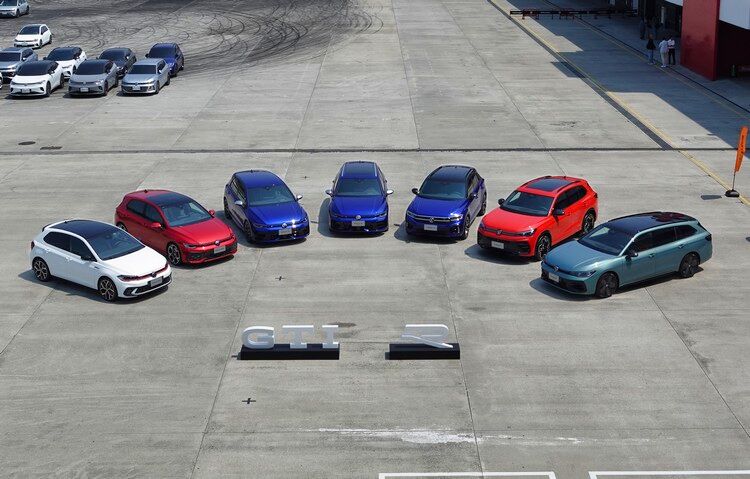 包含Polo GTI、T-Roc R、Golf GTI、Golf R、Golf R Variant、Passat 430TSI R-Line Performance及Tiguan 430TSI R-Line Performance等代表車款全員出動。