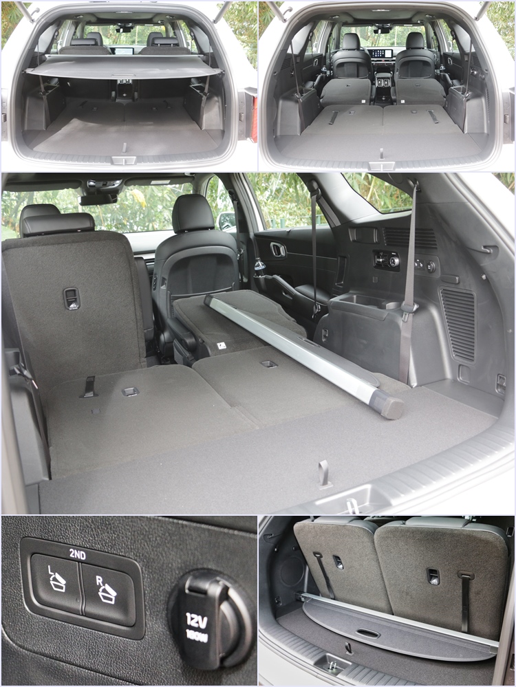 透過座椅調整機制,行李空間可由179L擴充至1996L。