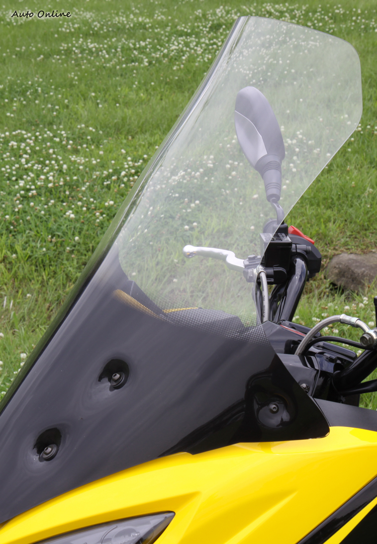 在活動期間購車的人除了可以有這個法國的ermax長風鏡之外,還可獲得Alpinestars的防摔衣喔。