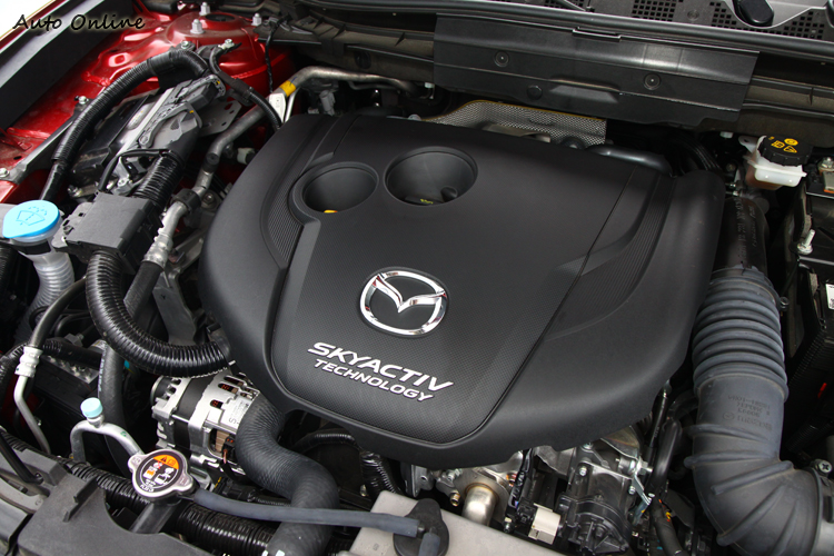 SKYACTIV-D技術讓這顆柴油引擎有相當細膩的運轉品質。
