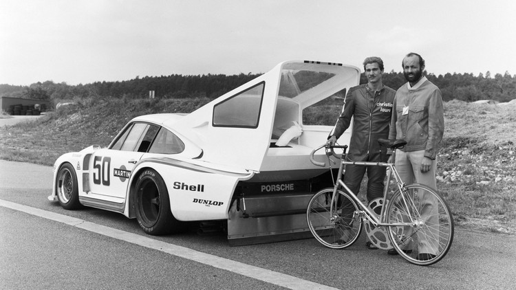 Porsche 935/77, Jean-Claude Rude, Henri Pescarolo (l-r), Weissach, 1978,
