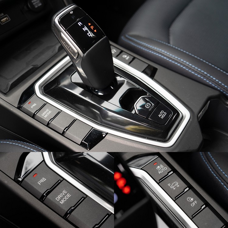 SBW電子線傳控制系統操作上與傳統排檔稈相當接近,右側有充電鎖定鈕提升充電時的安全