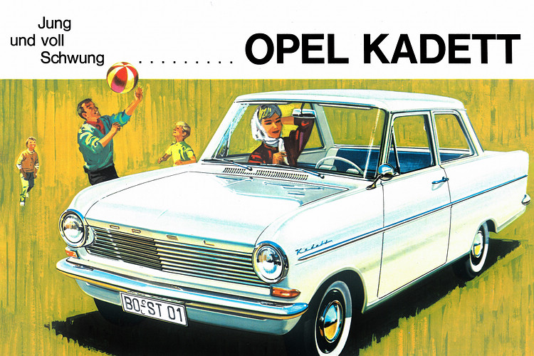 Kadett A具有60年代理想汽車的一切優點，年輕活潑的特色有別於其他市場競品。