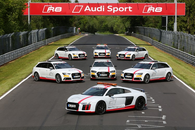自2002年以來，Audi Sport就已成為這項24小時耐久賽的官方合作夥伴，為主辦單位提供官方用車。