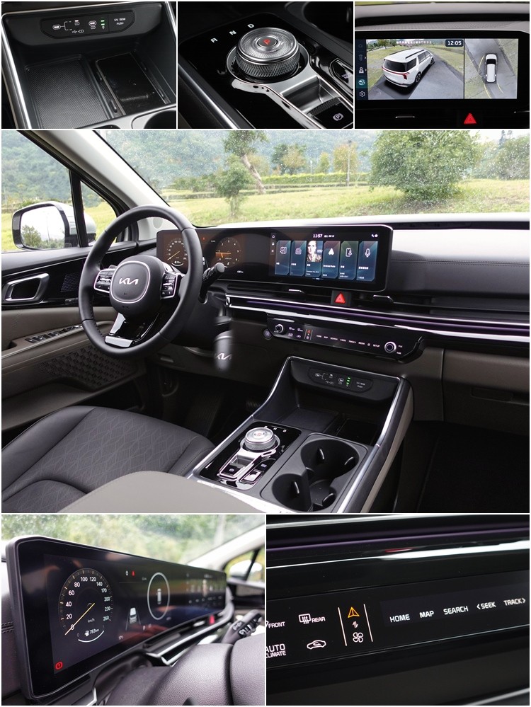 雙12.3吋儀表螢幕組成的科技化座艙,提供豐富的便利配備。