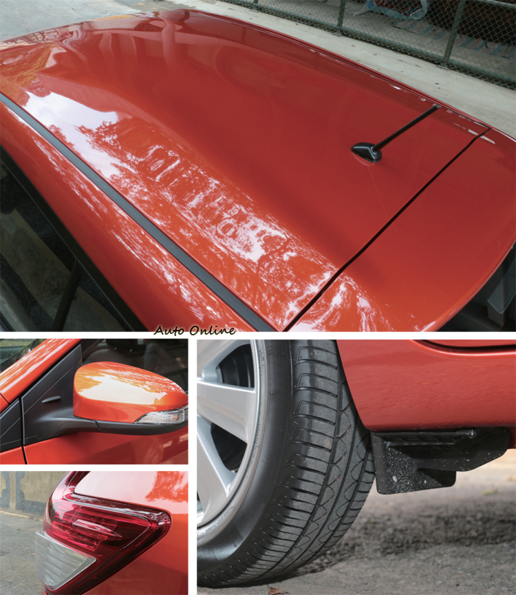 與Vios一樣這些比較部位都做上導流鰭設計,可將空氣快速排出節省油耗。