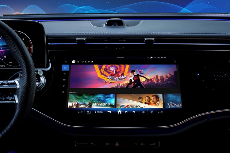索尼影視娛樂的 RIDEVU 影音串流服務提供車主們的豐富車內影視娛樂內容